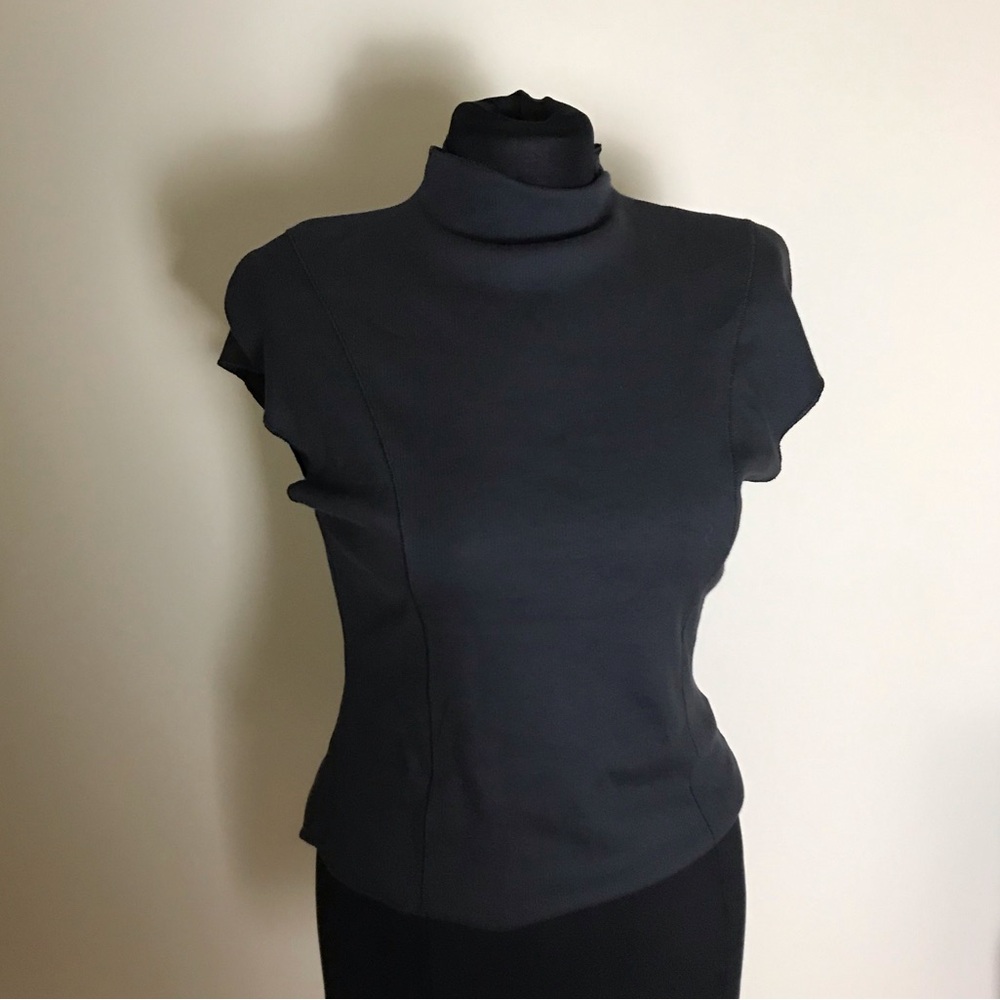 H&M Dark Gray Turtleneck Top